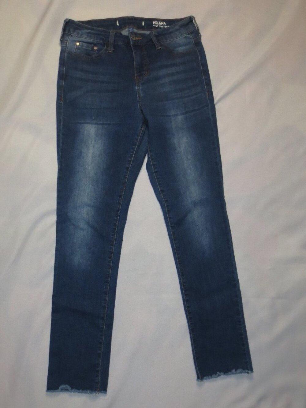 !iT womens JEANS blue HELENA high rise SKINNY stretch DENIM SIZE 8